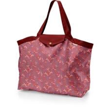 Tote bag with a zip badiane framboise