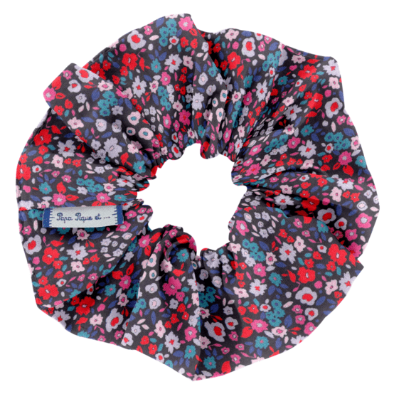 Scrunchie romance fleurie