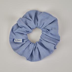 Scrunchie oxford blue