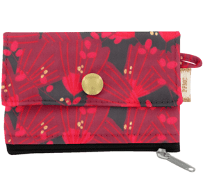 zipper pouch card purse féérie fuchsia