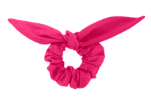 Bunny ear Scrunchie fuschia