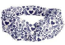 crossed headband scandinavia bleu