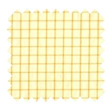 Cotton fabric ex2527 two-tone yellow checks