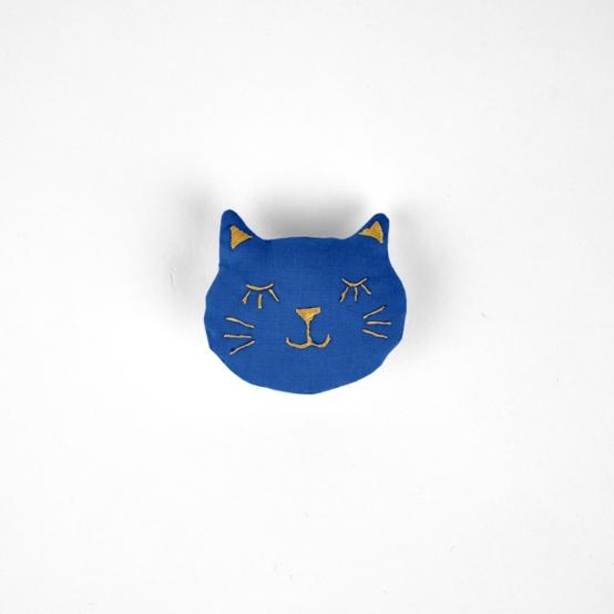 Meow hair slide navy blue