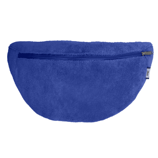 Banana bag navy blue terry towelling