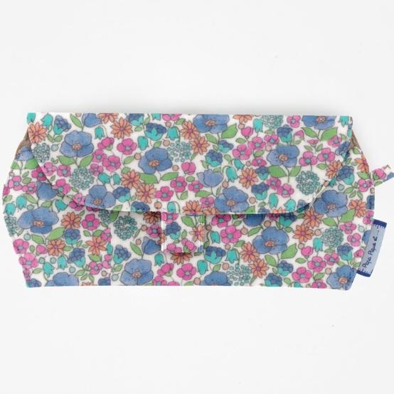 Glasses case pastel fleuri