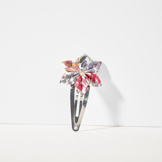 Star flower hairclip porcelaine rosée