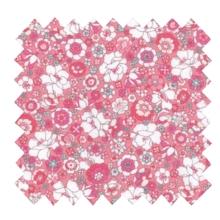 Cotton fabric ex2338 white and pink floral mini