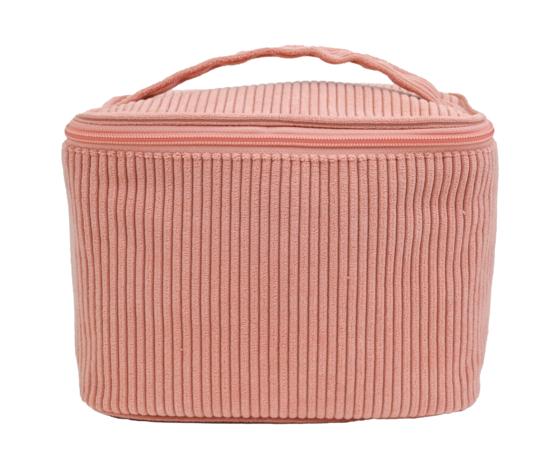 Large vanity blush pink corduroy