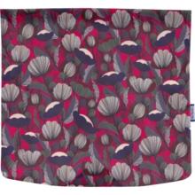 Square flap of saddle bag  fuchsia poppy