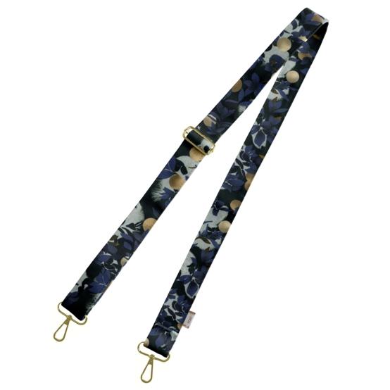 Narrow shoulder strap flocon doré