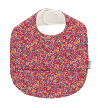 Coated fabric bib cocktail de fleurs