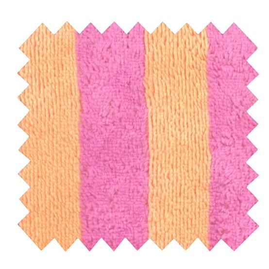 Bamboo terry fabric ex2537 striped melon pink