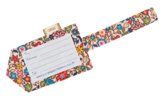 Luggage Tag mille et une fleurs