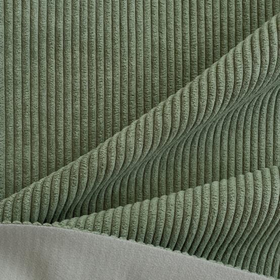 Velvet fabrics khaki large corduroy
