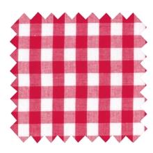 Cotton fabric ex2407 red large gingham