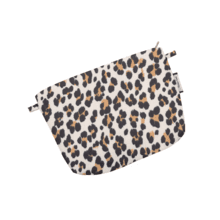 Tiny coton clutch bag leopard