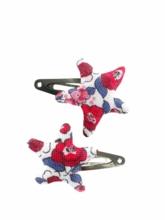Star hair-clips rouge corolle
