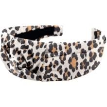 Large Crossed Headband leopard
