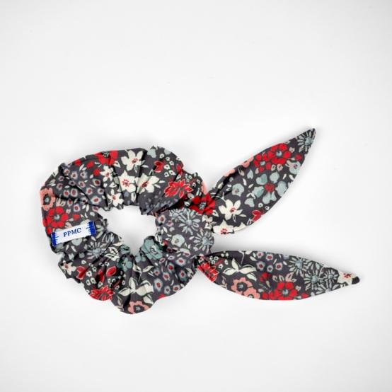 Bunny ear Scrunchie jardin d'aurore