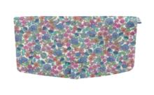 Flap of shoulder bag pastel fleuri