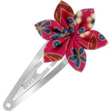 Star flower hairclip badiane framboise