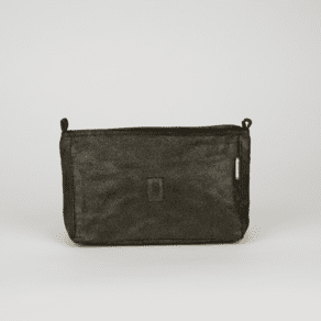 Base of shoulder bag suédine pailletée or
