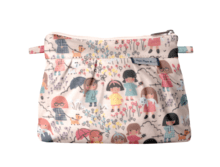Mini Pleated clutch bag petites filles pop