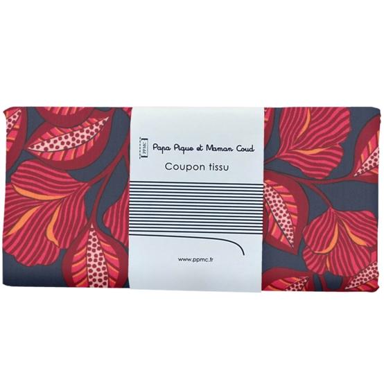 1 m fabric coupon ex2577 burgundy calyspo