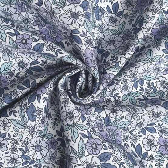 Cotton fabric ex2602 frosty garden