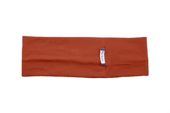 Stretch jersey headband  terracotta
