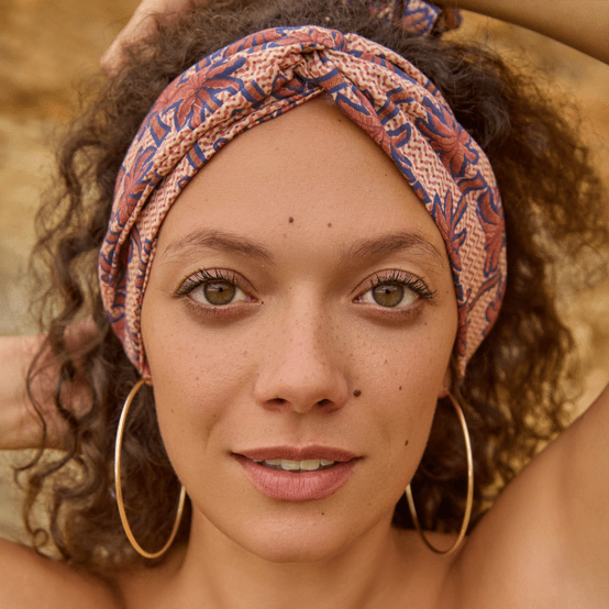 crossed headband palmeraie
