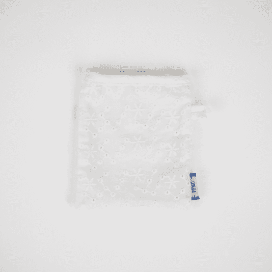 Make-up Remover Glove starry white english embroidery 