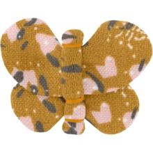 Butterfly hair clip gypso ocre