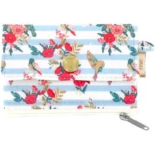 zipper pouch card purse horizons fleuris