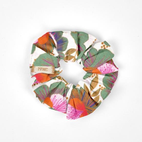 Small scrunchie fleur de thé