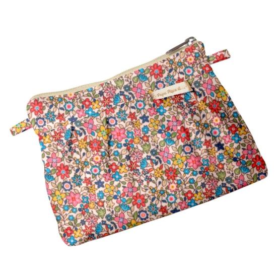 Mini Pleated clutch bag mille et une fleurs