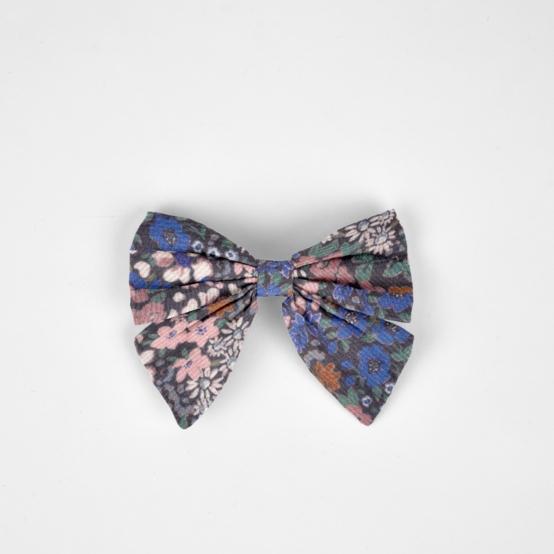 Bow tie hair slide monet lilas