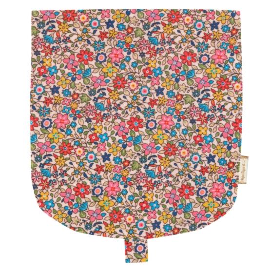 Flap of small shoulder bag mille et une fleurs