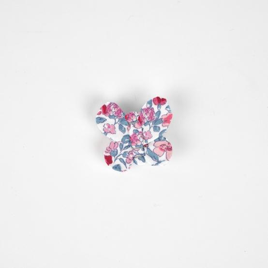 Butterfly hair clip rose grenadine