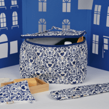 Large vanity scandinavia bleu