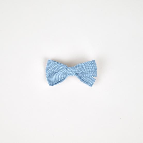 Ribbon hair slide oxford blue