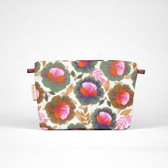 Tiny coton clutch bag fleur de thé