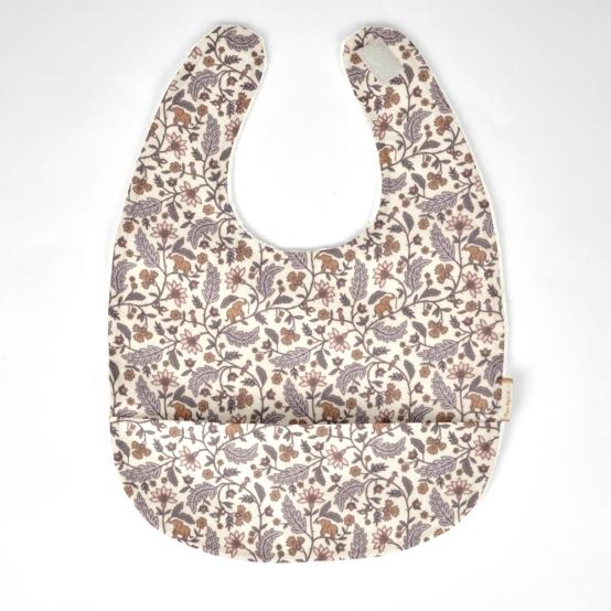 Coated fabric bib rêve de jasmin