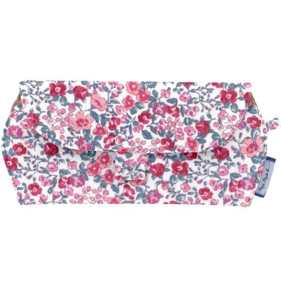 Glasses case rose grenadine