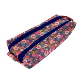 Double compartment school kit hippie fleurie