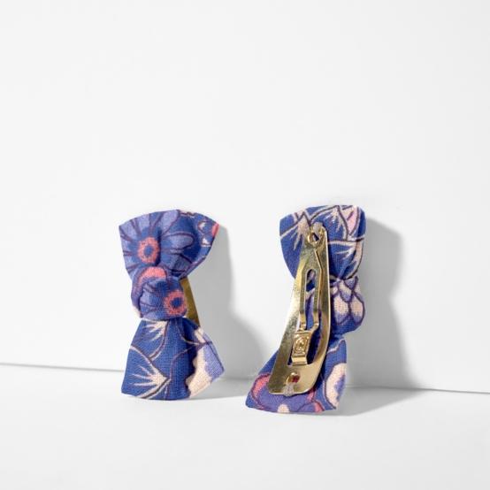 Small bows hair clips lavandula