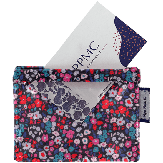 Badge Holder romance fleurie