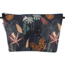 Cosmetic bag with flap paradis sauvage