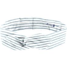 Wire headband retro striped blue gray glitter